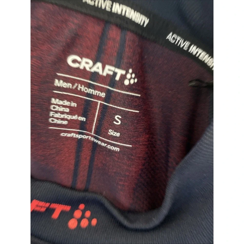 Craft Mens Small Compression Base Layer Long Sleeve‎ Seamless Active Intensity
